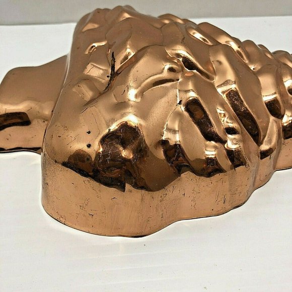 Copper Mold  Christmas Tree Benjamin & Medwin  Cake  Decor 10" tall Vintage MIK - Picture 4 of 6